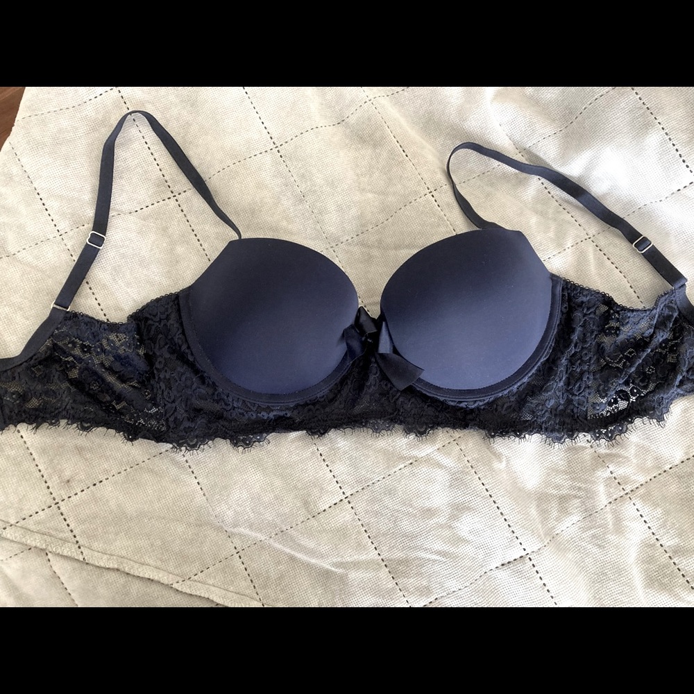 Navy Aerie 34C lace bra